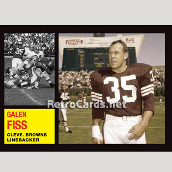 1962T Cleveland Browns RetroCards Set