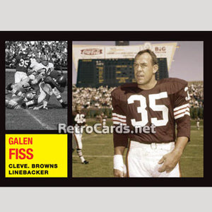 1962T Galen Fiss Cleveland Browns