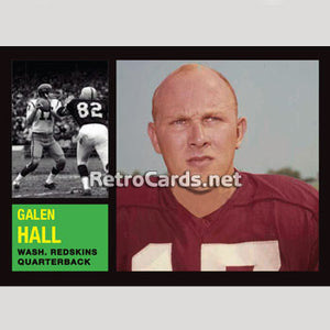 1962T Galen Hall Washington Redskins