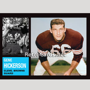 1962T Gene Hickerson Cleveland Browns