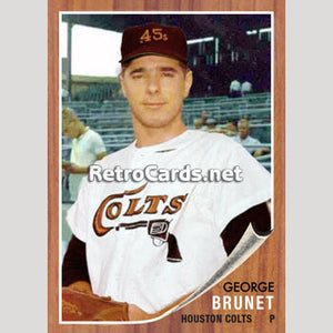1962T George Brunet Houston Colt .45s