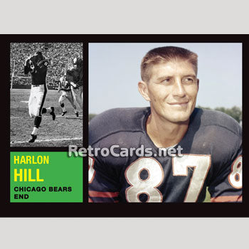 1962T Harlon Hill Chicago Bears – RetroCards