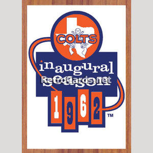 1962T Inaugural Season Houston Colt .45s