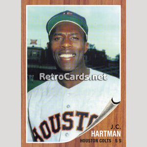 1962T J.C. Hartman Houston Colt .45s