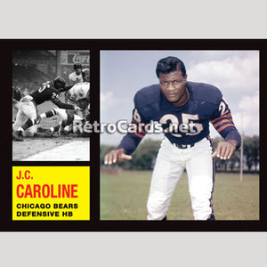 1962T J.C. Caroline Chicago Bears