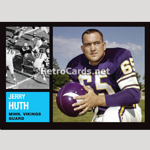 1962T Jerry Huth Minnesota Vikings