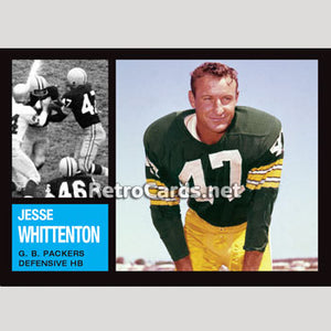 1962T Jesse Whittenton Green Bay Packers