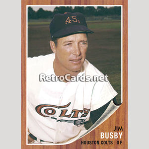 1962T Jim Busby Houston Colt .45s