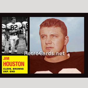 1962T John Houston Cleveland Browns