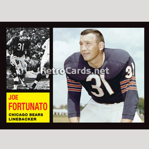 1962T Joe Fotunato Chicago Bears