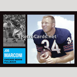 1962T Joe Marconi Chicago Bears