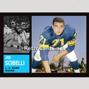 1962T Joe Scibelli Los Angeles Rams