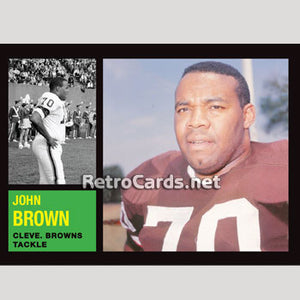 1962T John Brown Cleveland Browns