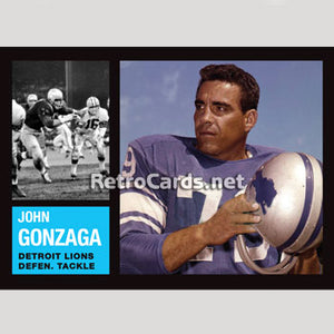 1962T John Gonzaga Detroit Lions