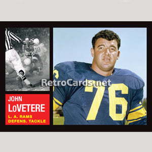 1962T John Lovetere Los Angeles Rams