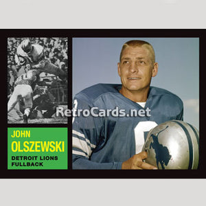 1962T John Olszewski Detroit Lions