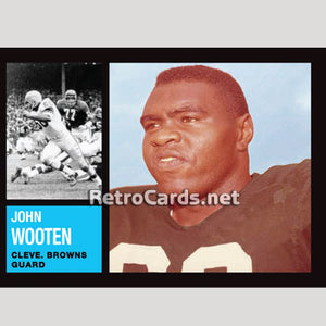 1962T John Wooten Cleveland Browns