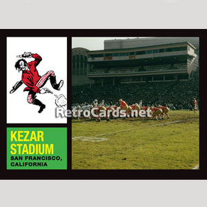 1962T Kezar Stadium San Francisco 49ers