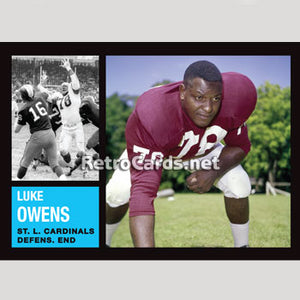 1962 Luke Owens St. Louis Cardinals