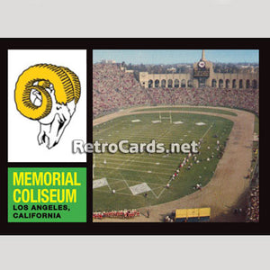 1962T Memorial Coliseum Los Angeles Rams