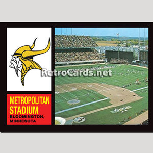 1962T Minnesota Vikings Metropolitan Stadium