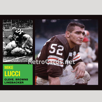 1962T Mike Lucci Cleveland Browns – RetroCards