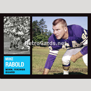 1962T Mike Rabold Minnesota Vikings
