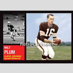 1962T Milt Plum Cleveland Browns