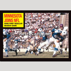 1962T Minnesota Vikings Highlight