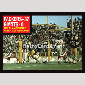 1962T NFL Championship Packers vs. Giants