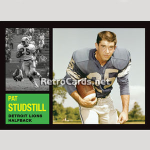 1962T Pat Studstill Detroit Lions