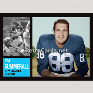 1962T Pat Summerall New York Giants