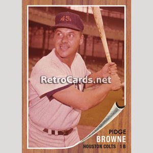 1962T Pidge Browne Houston Colt .45s