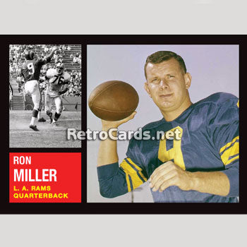 1962T Ron Miller Los Angeles Rams – RetroCards