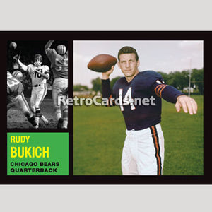 1962T Rudy Bukich Chicago Bears