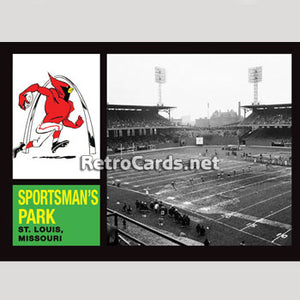 1962T Sportsman Park St. Louis Cardinals