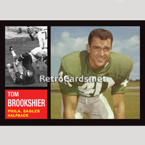 1962T Tom Brookshier Philadelphia Eagles