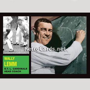 1962T Wally Lemm St. Louis Cardinals