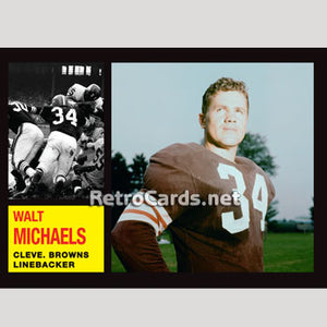 1962T Walt Michaels Cleveland Browns