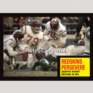 1962T Washington Redskins Highlight
