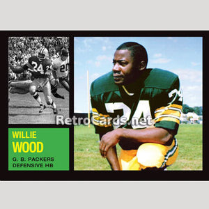 1962T Willie Wood Green Bay Packers