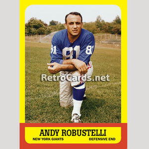 1963T Andy Robustelli New Your Giants