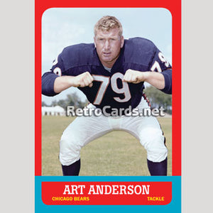 1963T Art Anderson Chicago Bears