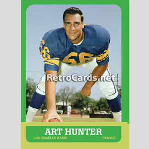 1963T Art Hunter Los Angeles Rams