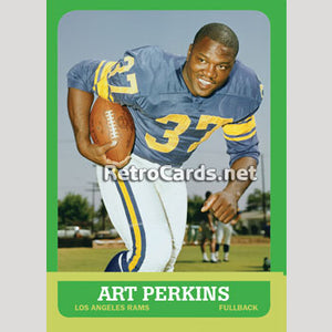 1963T Art Perkins Los Angeles Rams