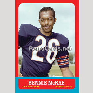 1963T Bennie McRae Chicago Bears