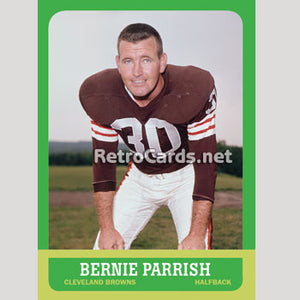 1963T Bernie Parrish Cleveland Browns