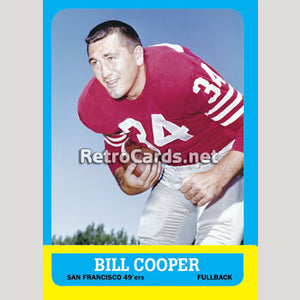 1963T Bill Cooper San Francisco 49ers