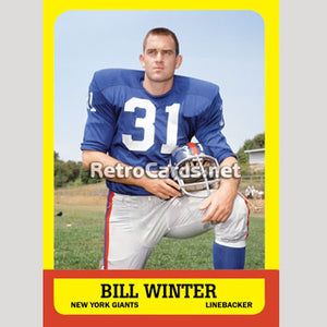 1963T Bill Winter New Your Giants