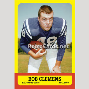 1963T Bob Clemens Baltimore Colts
